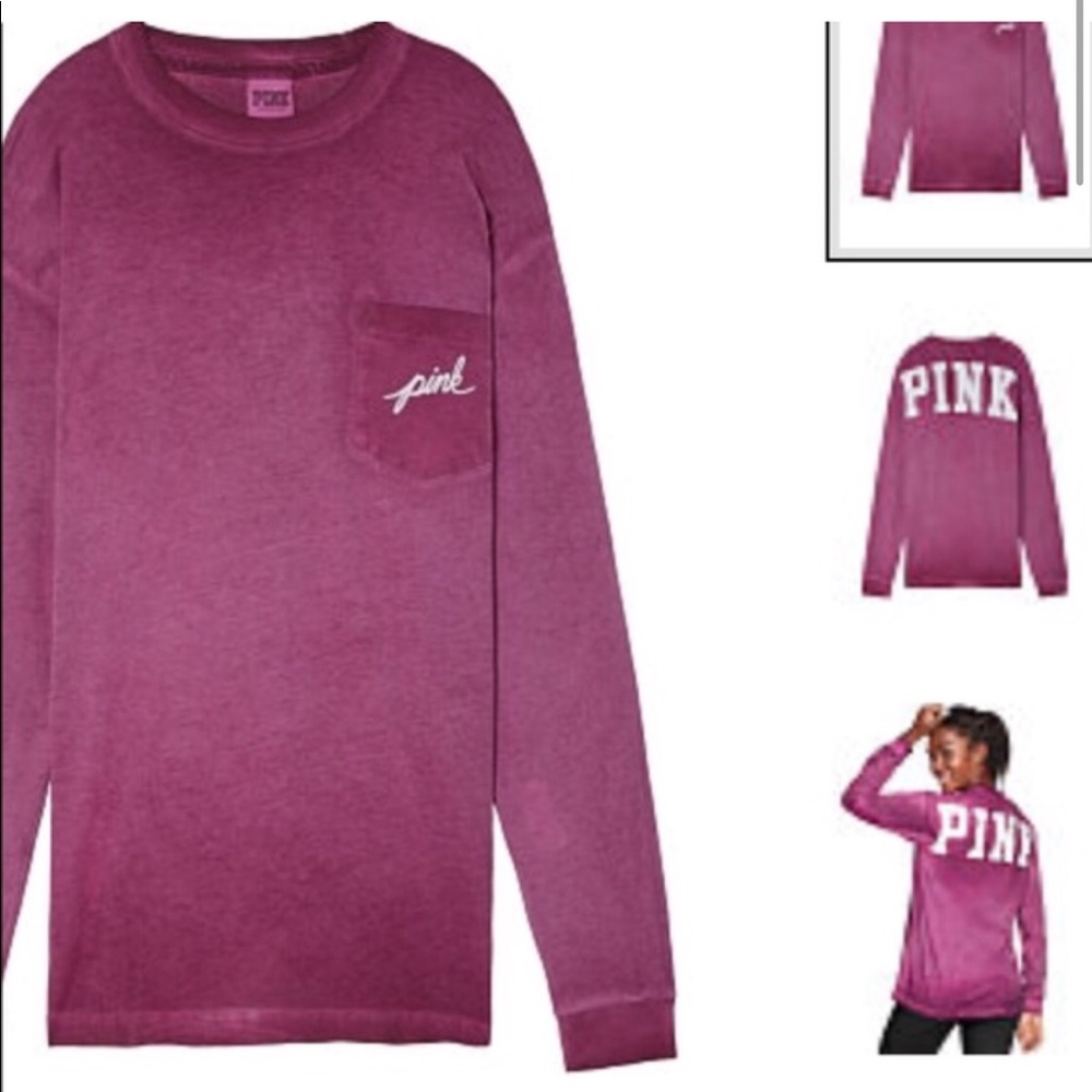 PINK ruby long sleeve shirt